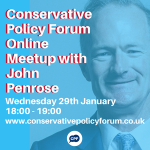 Webinar with John Penrose MP 29 January 2020