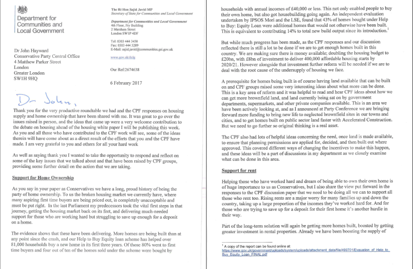 Letter to CPF