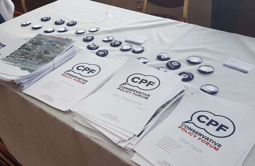 CPF handouts at CCA conference