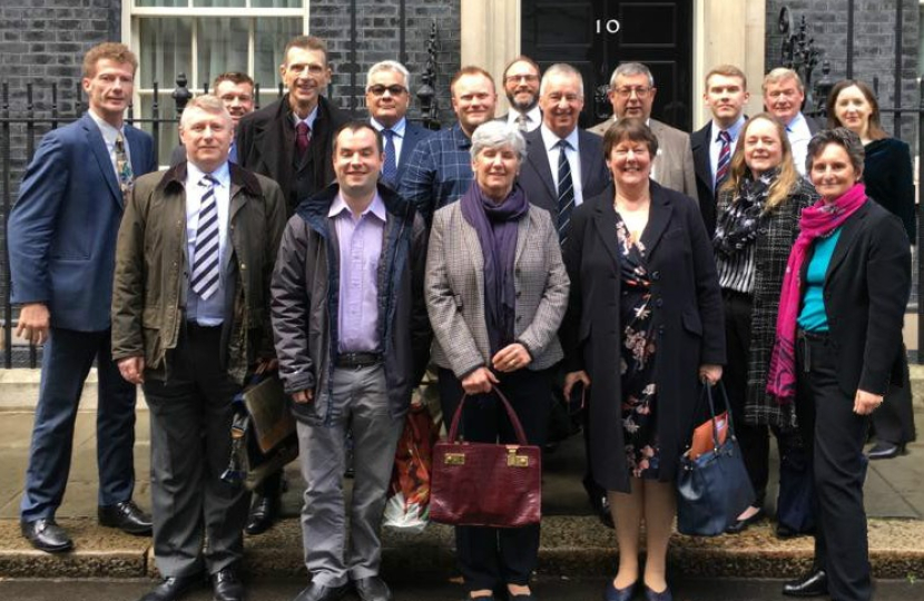 CPF members at 10 Downing Street