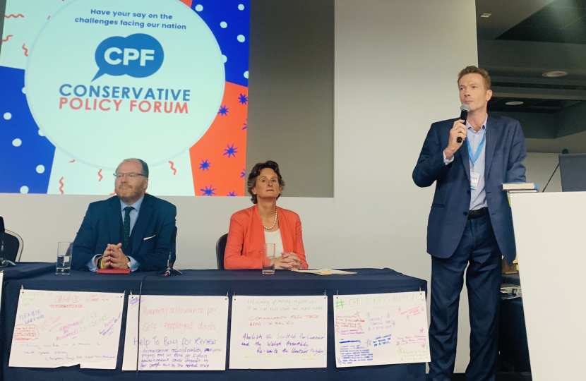 John Hayward speech at CPF drinks reception