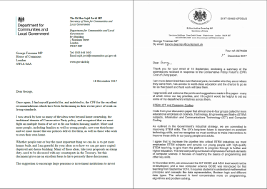 DCLG and DfE responses