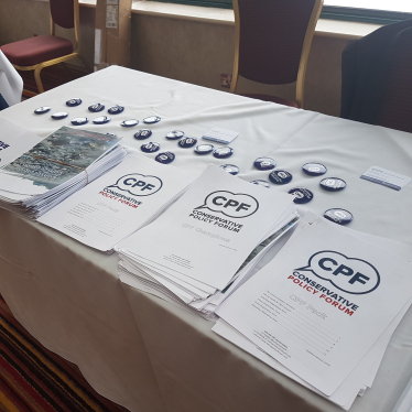 CPF handouts at CCA conference