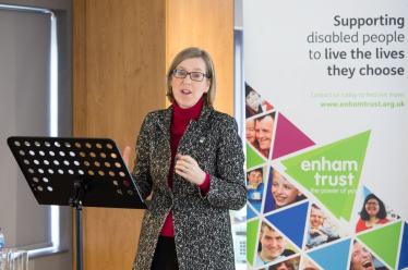 Sarah Newton MP, the Minister for Disabled People