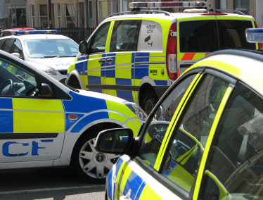 police vehicles