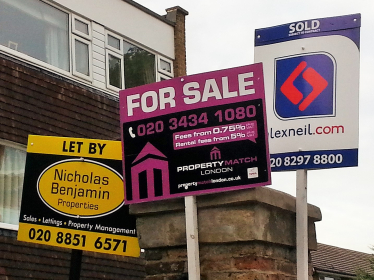 Housing signs