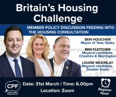 Housing Consultation - Mayoral panel discussion event